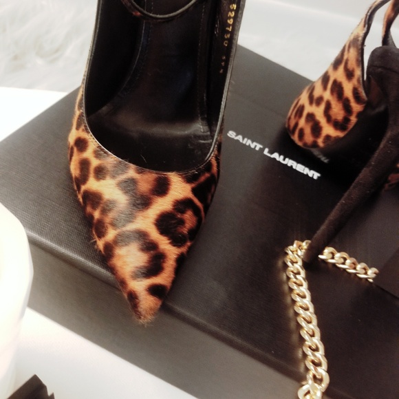 ❌SOLD❌Saint Laurent's Zoe ankle-strap pumps - Picture 5 of 7